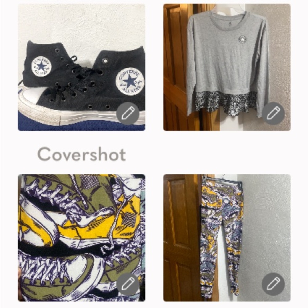 NEW Converse top+Chuck Taylors 8+ LuLaRoe converse style stretch pant szS
